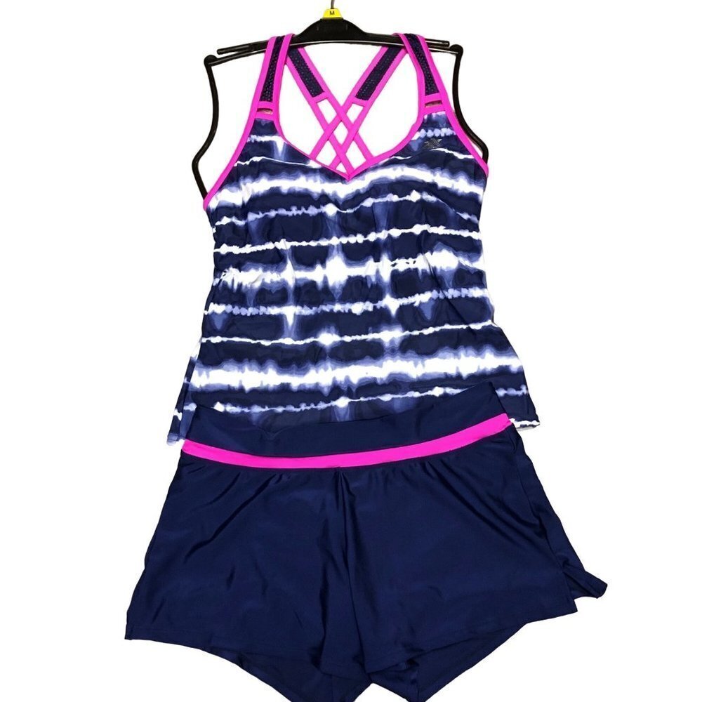 ZEROXPOSUR $94 Ladies Action Tankini Swimsuit two piece SM NEW WITH TAG